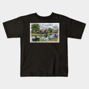 Above Goring-on-Thames Mill Kids T-Shirt